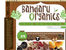 Tablet Screenshot of bandaruorganics.com